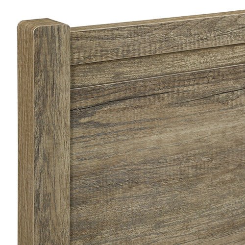Queen Size Bed Frame Natural Wood like MDF in Oak Colour - RnR Galore