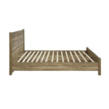 Queen Size Bed Frame Natural Wood like MDF in Oak Colour - RnR Galore