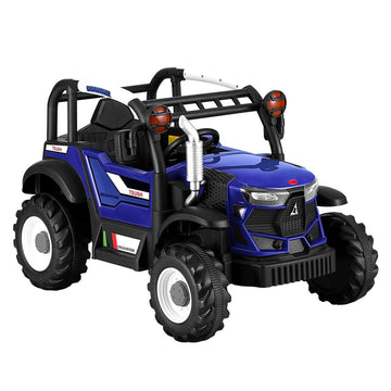 Rigo Kids Electric Ride On Car Off Road Jeep Remote 12V Blue - RnR Galore