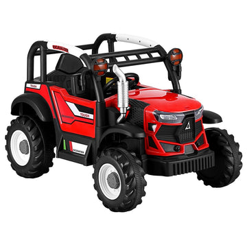 Rigo Kids Electric Ride On Car Off Road Jeep Remote 12V Red - RnR Galore