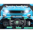 Rigo Kids Electric Ride On Car SUV Range Rover - inspired Toy Cars Remote 12V Blue - RnR Galore