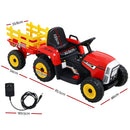 Rigo Kids Electric Ride On Car Tractor Toy Cars 12V Red - RnR Galore