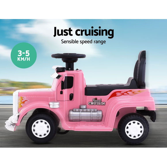 Rigo Kids Electric Ride On Car Truck Motorcycle Motorbike Toy Cars 6V Pink - RnR Galore