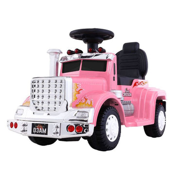 Rigo Kids Electric Ride On Car Truck Motorcycle Motorbike Toy Cars 6V Pink - RnR Galore