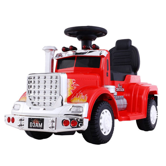 Rigo Kids Electric Ride On Car Truck Motorcycle Motorbike Toy Cars 6V Red - RnR Galore