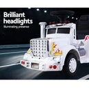 Rigo Kids Electric Ride On Car Truck Motorcycle Motorbike Toy Cars 6V White - RnR Galore