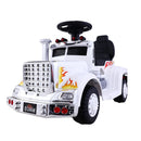 Rigo Kids Electric Ride On Car Truck Motorcycle Motorbike Toy Cars 6V White - RnR Galore