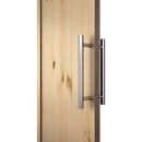 Round 300mm Stainless Steel Push Pull Door Handle for Wood Glass - RnR Galore
