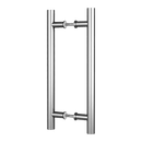 Round 300mm Stainless Steel Push Pull Door Handle for Wood Glass - RnR Galore