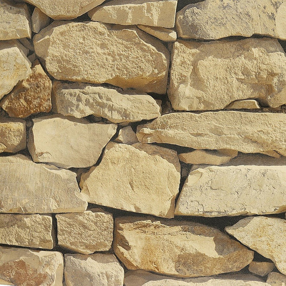 Rustic Rock Brick Wallpaper - RnR Galore