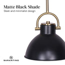 Sarantino Black and Gold Pendant Light - RnR Galore