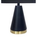 Sarantino Metal Table Lamp in Black and Gold - RnR Galore