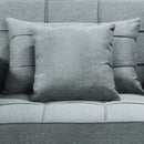 Sarantino Suri 3 - in - 1 Convertible Sofa Chair Bed - Airforce Blue - RnR Galore