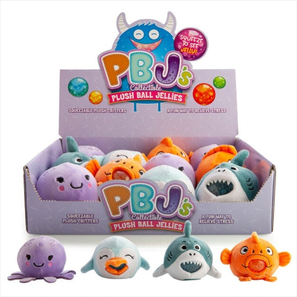 Sea Animal Plush Ball Jellies (SELECTED AT RANDOM) - RnR Galore
