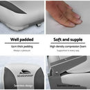 Seamanship 2X Folding Boat Seats Marine Swivel Low Back 13cm Padding Charcoal - RnR Galore