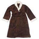 Sherpa Bath Robe Chocolate S/M - RnR Galore