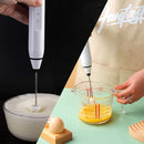 Silver Rechargeable Electric Milk Frother Handheld (3 Speeds) - RnR Galore