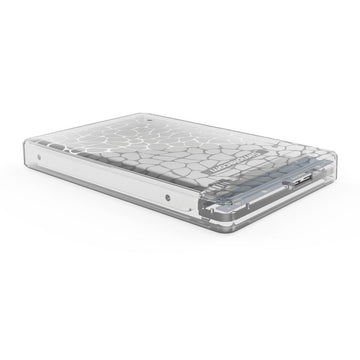Simplecom SE101 Compact Tool - Free 2.5'' SATA to USB 3.0 HDD/SSD Enclosure Transparent Clear - RnR Galore
