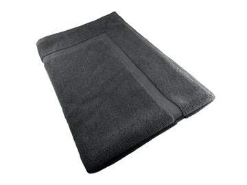 softouch ultra light quick dry premium cotton bath mat 900gsm charcoal - RnR Galore