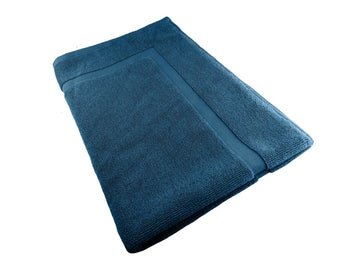 softouch ultra light quick dry premium cotton bath mat 900gsm teal - RnR Galore