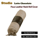 Studio Latte Chocolate Faux Leather - Neckroll Cover - RnR Galore