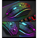 T - Wolf TF400 4 - pcs Rainbow Keyboard/Mouse/Headphone/Mouse Pad Kit Set - RnR Galore