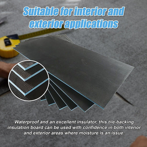 Tile Backer Insulation Board 10MM: 1200mm x 600mm - Box of 6 - RnR Galore