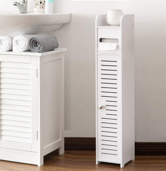Toilet Paper Roll Holder for Bathroom (White, 80 cm) - RnR Galore