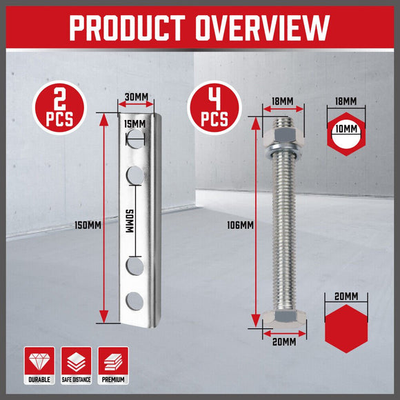 Trailer Caravan Canopy Jack Leg Stand Heavy Duty 2267KG/5000lbs Side Handle - RnR Galore