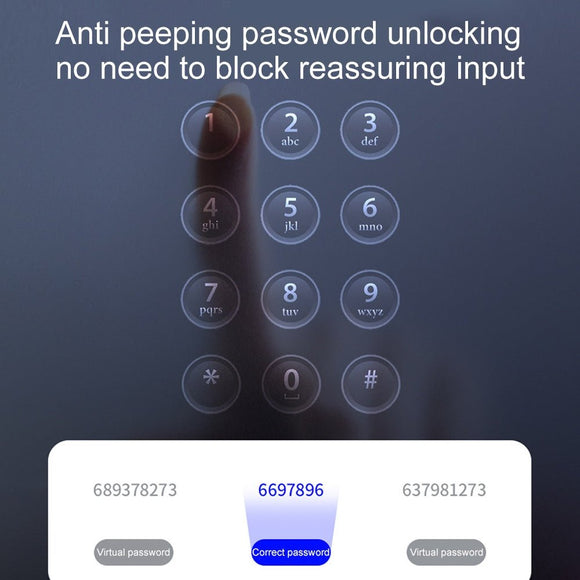 Tuya Home WIFI Smart Door Lock Biometric Fingerprint Smart Card Password Key USB - RnR Galore