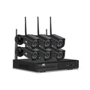 UL - TECH 3MP 8CH NVR Wireless 6 Security Cameras Set - RnR Galore