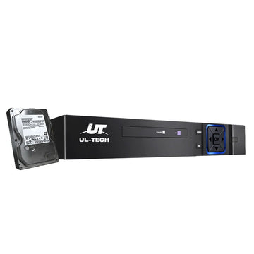 UL - tech 8CH DVR 1080P 5in1 CCTV Video Recorder 4TB Hard Drive - RnR Galore