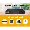 UL - tech 8CH DVR 1080P 5in1 CCTV Video Recorder - RnR Galore