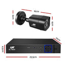 UL - tech CCTV Security System 4CH DVR 4 Cameras 1080p - RnR Galore