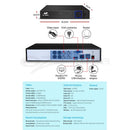 UL - tech CCTV Security System 4CH DVR 4 Cameras 4TB Hard Drive - RnR Galore