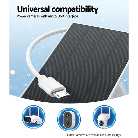 UL - tech Solar Panel For Security Camera Wireless 3W - RnR Galore