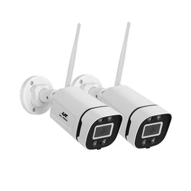 UL - tech Wireless CCTV 3MP 2 Cameras Square - RnR Galore