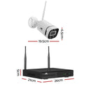 UL - tech Wireless CCTV Security System 8CH NVR 3MP 8 Square Cameras 2TB - RnR Galore