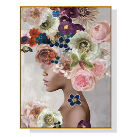 Wall Art 50cmx70cm Foolish in Love II Gold Frame Canvas - RnR Galore