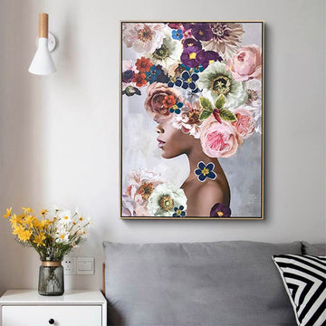 Wall Art 50cmx70cm Foolish in Love II Gold Frame Canvas - RnR Galore