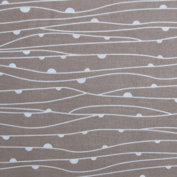 Weaves Coffee Easy Care Quilt Cover Set King - RnR Galore