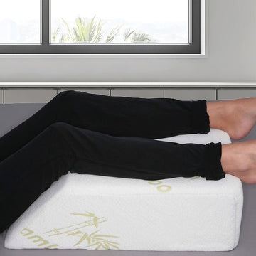 Wedge Elevation Pillow Cool Gel Memory Foam Leg Raiser Support Cushion - RnR Galore