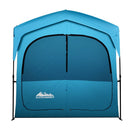 Weisshorn Double Camping Shower Toilet Tent Outdoor Fast Set Up Change Room - RnR Galore