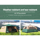 Weisshorn Instant Up Camping Tent 8 Person Pop up Tents Family Hiking Dome Camp - RnR Galore