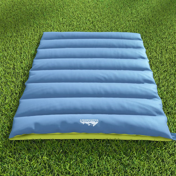 Weisshorn Sleeping Bag Double Bags Thermal Camping Hiking Tent Grey - 5°C - RnR Galore