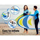 Weisshorn Stand Up Paddle Board 11ft Inflatable SUP Surfboard Paddleboard Kayak Surf Yellow - RnR Galore