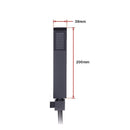 WELS 8" Rain Shower Head Set Square Dual Heads Faucet High Pressure With Mixer - RnR Galore