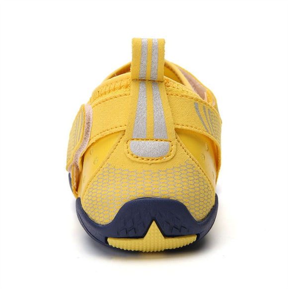 Women Water Shoes Barefoot Quick Dry Aqua Sports Shoes - Yellow Size EU39 = US6 - RnR Galore