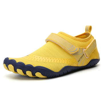 Women Water Shoes Barefoot Quick Dry Aqua Sports Shoes - Yellow Size EU39 = US6 - RnR Galore