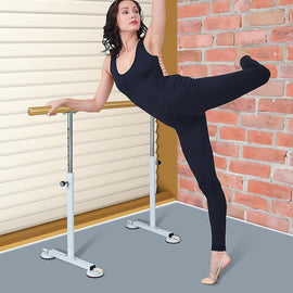 Wooden Portable Ballet Bar Stretch Barre Dance Bar 1.5M Freestanding Ballet Bar - RnR Galore
